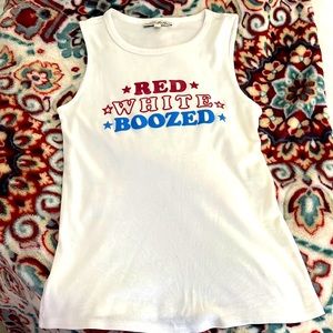 Women’s express patriotic tank top size extra small